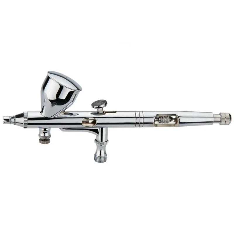 SK180 Gravity Feed Dual-Action Airbrush 0.3mm Nozzle for Model Painting Nail Art